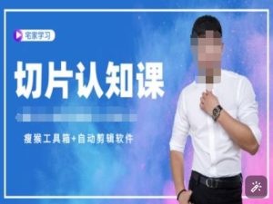 切片认知课+赠(资料包+送授权)-直播切片教程-网创资源