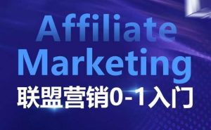 ​​​​​​Affiliate Marketing联盟营销0-1入门，联盟营销基本逻辑 联盟平台逻辑及联盟客逻辑全面详解-网创资源