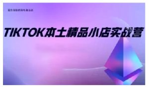TikTok本土精品小店出海实战营，从入门到高阶，不止0-1!-网创资源