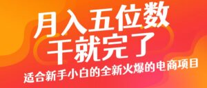 小红书咸鱼无脑操作，每单利润都是纯利润，小白即可上手，月入过W-网创资源