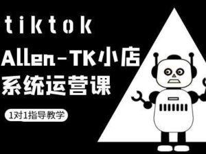 TK小店系统运营课-tiktok跨境电商教程-网创资源