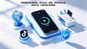 （18558期）苹果刷机和设置教程，做Tiktok、跨境、各种项目必备，环境干净，才能杜绝不利因素-网创资源