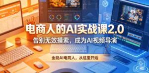 电商人的AI实战课2.0，告别无效摸索，成为AI视频导演，全能AI电商人，从这里开始-网创资源