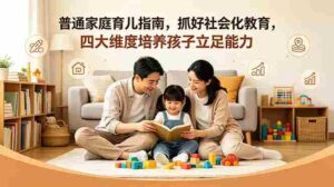 （18755期）付费文章：普通家庭育儿指南，抓好社会化教育，四大维度培养孩子立足能力-网创资源