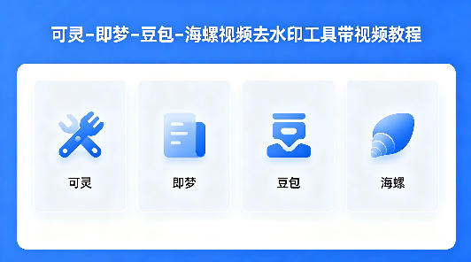 可灵–即梦–豆包–海螺视频去水印工具带视频教程-网创资源