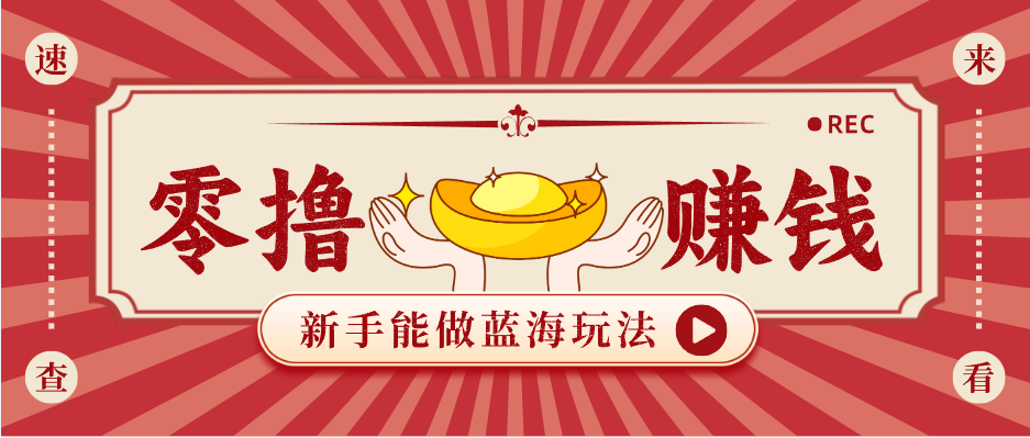 新手也能变现的蓝海玩法，一个人人能做的项目，需求量极大日入300+！-网创资源