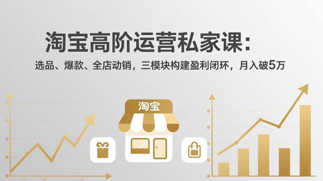 淘宝高阶运营私家课(更新26年4月-网创资源