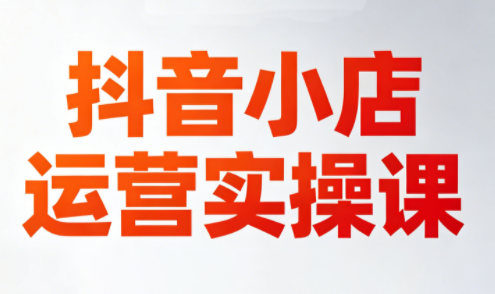 李老师·抖音小店运营实操课(更新2026)-网创资源