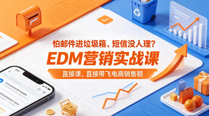怕邮件进垃圾箱、短信没人理？EDM营销实战课，直接带飞电商销售额【原创双语字幕】-网创资源