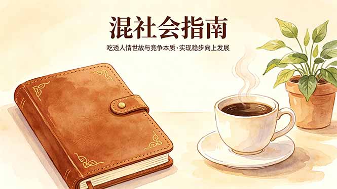 付费文章：混社会指南，吃透人情世故与竞争本质，实现稳步向上发展-网创资源